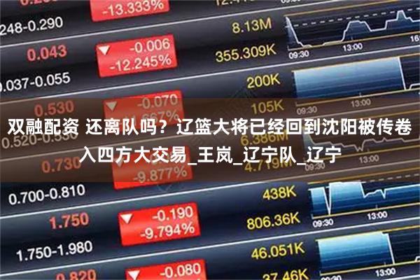 双融配资 还离队吗？辽篮大将已经回到沈阳被传卷入四方大交易_王岚_辽宁队_辽宁