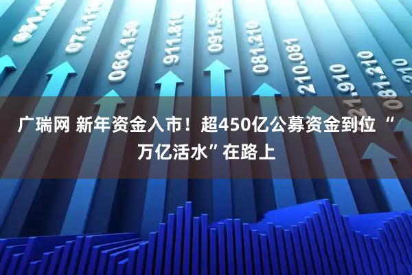 广瑞网 新年资金入市！超450亿公募资金到位 “万亿活水”在路上