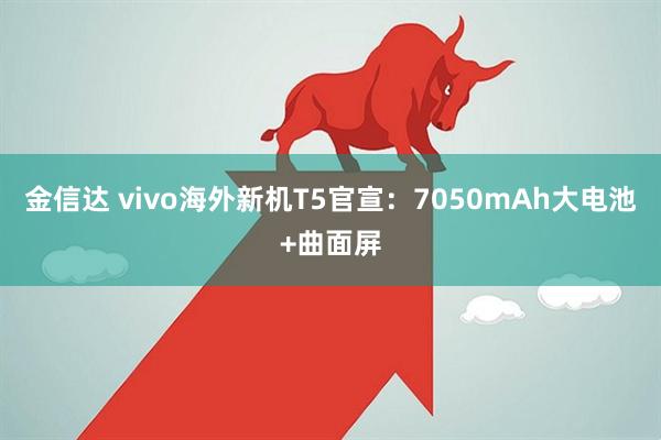 金信达 vivo海外新机T5官宣：7050mAh大电池+曲面屏